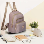 Stylish Mini Backpack with Front Zipper Pocket – Lightweight Casual Travel Bag