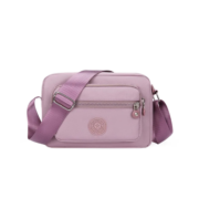 Compact Crossbody Sling Bag with Front Zipper Pocket - Image 2