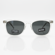 Clear Frame Polarized Square Sunglasses – Stylish UV Protection Eyewear