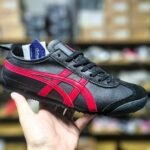Onitsuka Tiger Black Red Classic Sneakers