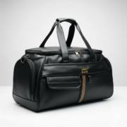 Premium Leather Travel Duffel Bag for Weekend Trips - Image 2