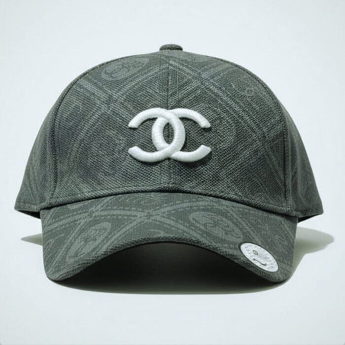 Embroidered Logo Baseball Cap – Chanel Double C - Image 2