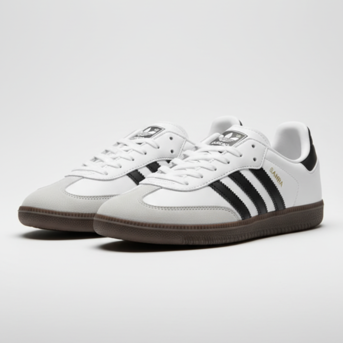Minimal Stripe Casual Sneakers – Classic Everyday Shoes - Image 2