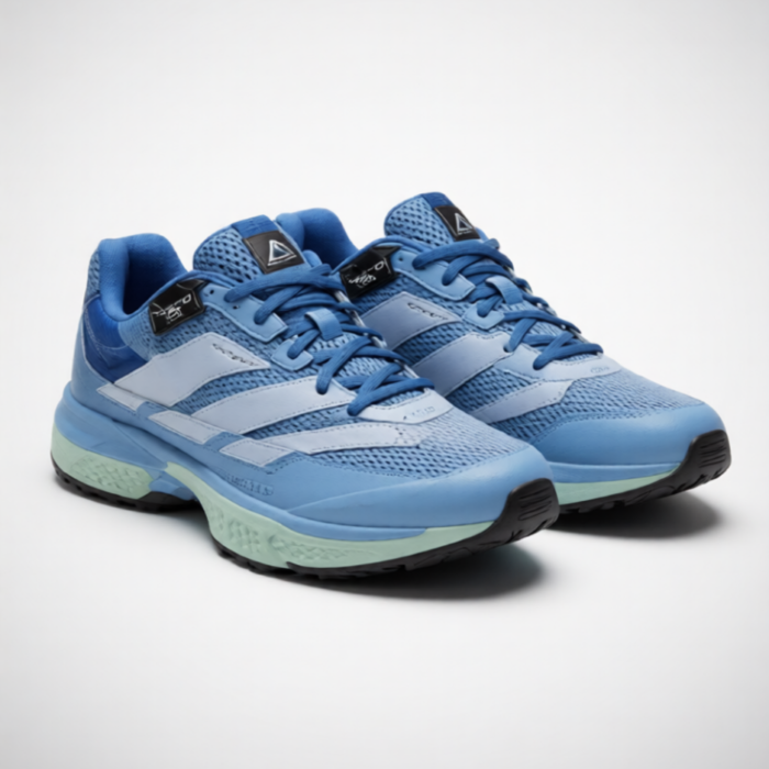 Blue Performance Running Shoes – Breathable Athletic Trainers - Image 1