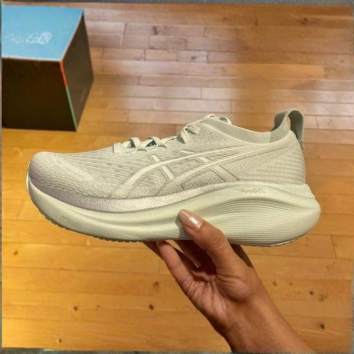 Shoe 38 Women's Grey Mint Running Sneakers - Image 1