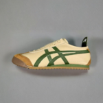 Onitsuka Tiger Cream Green Retro Sneakers