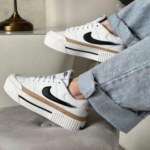 Women's White Platform Street Sneaker