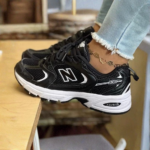 Women's Black Sport Running Sneakers