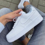 Women's White Minimal Lifestyle Sneakers