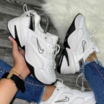 Women's White Chunky Lifestyle Sneakers