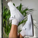 Women's All White Casual Trainers